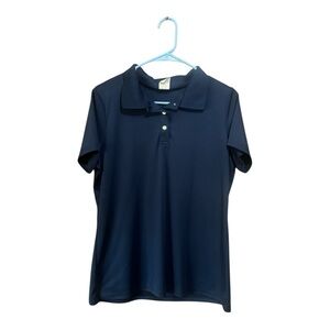Hanes Dark Blue Women's Polo Shirt